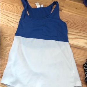 Blue grey tank
